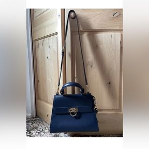 Authentic Ferragamo Sofia Handbag with shoulder strap
